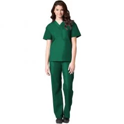 Maevn Unisex V-Neck Top And Drawstring Pant Set Style - 90061006 Sizes XL - XXL