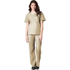 Maevn Unisex V-Neck Top And Drawstring Pant Set Style - 90061006 Sizes XL - XXL