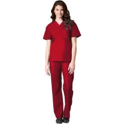 Maevn Unisex V-Neck Top And Drawstring Pant Set Style - 90061006 Sizes XL - XXL