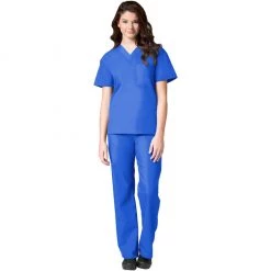 Maevn Unisex V-Neck Top And Drawstring Pant Set Style - 90061006 Sizes XL - XXL