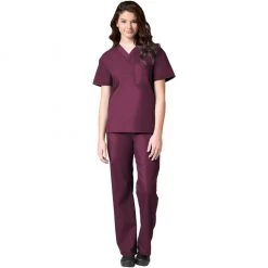 Maevn Unisex V-Neck Top And Drawstring Pant Set Style - 90061006 Sizes XL - XXL