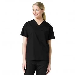 Maevn Unisex One Pocket V-Neck Scrub Top Style 1006 Size XXS - L Womens Medical