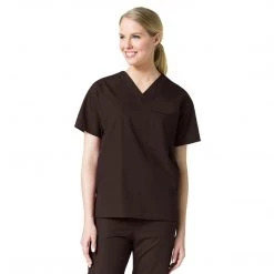 Maevn Unisex One Pocket V-Neck Scrub Top Style 1006 Size XXS - L Womens Medical