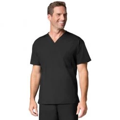 Maevn Mens One Pocket V-Neck Scrub Top Style 1006 Size XXS - L