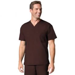 Maevn Mens One Pocket V-Neck Scrub Top Style 1006 Size XXS - L