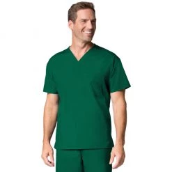 Maevn Mens One Pocket V-Neck Scrub Top Style 1006 Size XXS - L