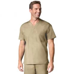 Maevn Mens One Pocket V-Neck Scrub Top Style 1006 Size XXS - L