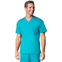 Maevn Mens One Pocket V-Neck Scrub Top Style 1006 Size XXS - L