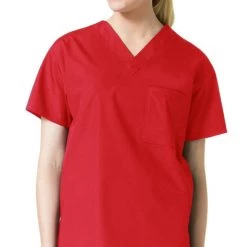 Maevn Unisex One Pocket V-Neck Scrub Top Style 1006 Size XXS - L Womens Medical