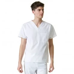 Maevn Unisex One Pocket V-Neck Scrub Top Style 1006 Size XXS - L Womens Medical