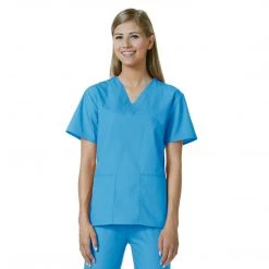 Maevn Womens V-Neck Two Pocket Scrub Top And Flare Leg Pant Set<br />Style - 10169026<br />Sizes XXS - L 21 Maevn Womens V-Neck Two Pocket Scrub Top And Flare Leg Pant SetStyle - 10169026Sizes XXS - L
