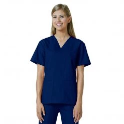 Maevn Womens V-Neck Two Pocket Scrub Top And Flare Leg Pant Set<br />Style - 10169026<br />Sizes XXS - L 29 Maevn Womens V-Neck Two Pocket Scrub Top And Flare Leg Pant SetStyle - 10169026Sizes XXS - L