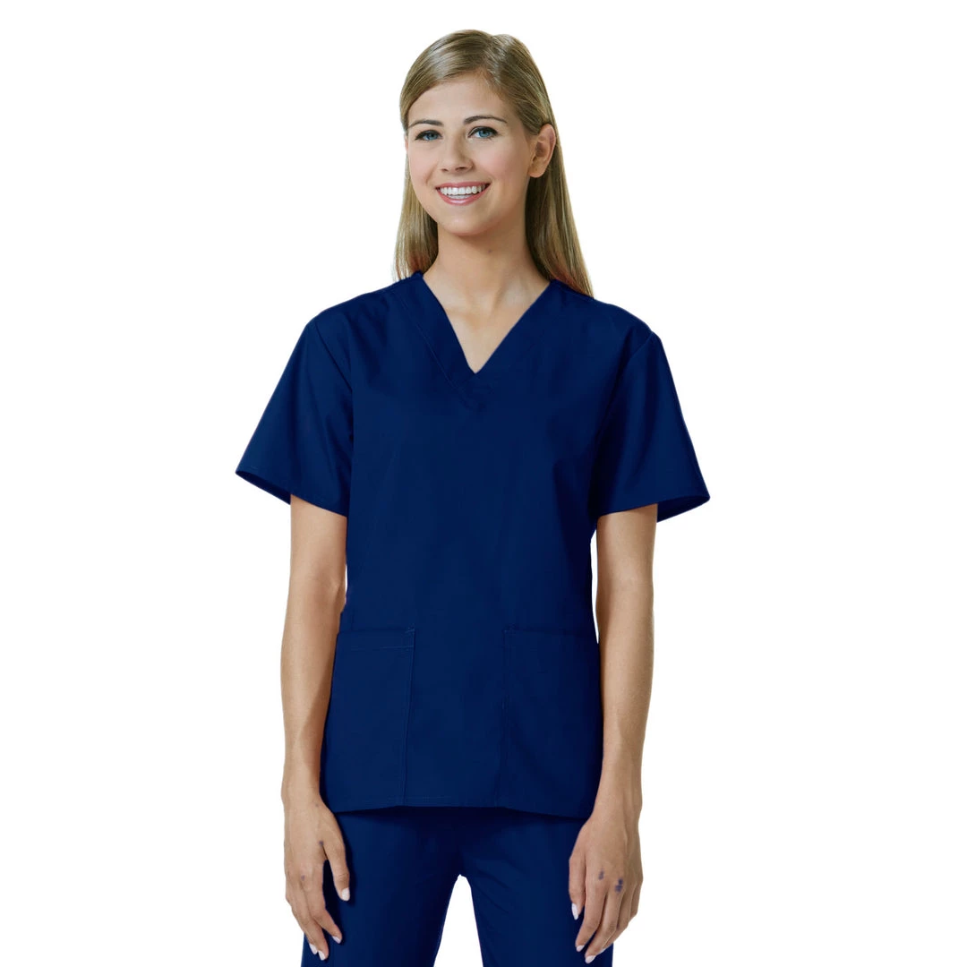 Maevn Womens V-Neck Two Pocket Scrub Top And Flare Leg Pant Set<br />Style - 10169026<br />Sizes XXS - L 13 Maevn Womens V-Neck Two Pocket Scrub Top And Flare Leg Pant SetStyle - 10169026Sizes XXS - L