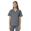 Maevn Womens V-Neck Two Pocket Scrub Top And Flare Leg Pant Set<br />Style - 10169026<br />Sizes XL - XXL Womens Medical 2 Maevn Womens V-Neck Two Pocket Scrub Top And Flare Leg Pant SetStyle - 10169026Sizes XL - XXL Womens Medical