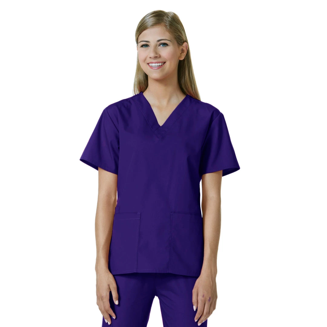 Maevn Womens V-Neck Two Pocket Scrub Top And Flare Leg Pant Set<br />Style - 10169026<br />Sizes XXS - L 14 Maevn Womens V-Neck Two Pocket Scrub Top And Flare Leg Pant SetStyle - 10169026Sizes XXS - L