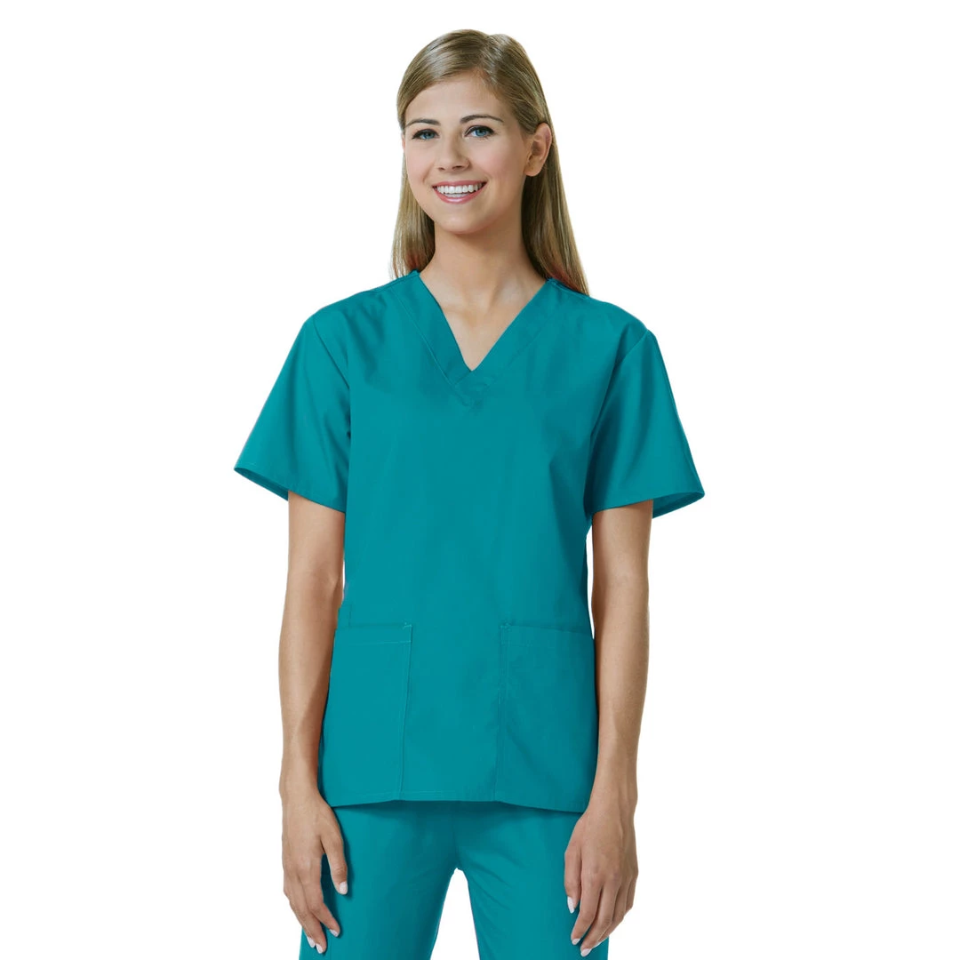 Maevn Womens V-Neck Two Pocket Scrub Top And Flare Leg Pant Set<br />Style - 10169026<br />Sizes XXS - L 17 Maevn Womens V-Neck Two Pocket Scrub Top And Flare Leg Pant SetStyle - 10169026Sizes XXS - L
