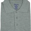 Tanvir Mens Heather Gray 1021M Short Sleeve Pique Polo Shirt Sizes S To XL