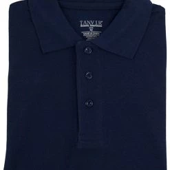 Tanvir Mens Black 1021M Short Sleeve Pique Polo Shirt Sizes S To XL