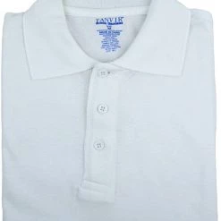 Tanvir Mens White 1021M Short Sleeve Pique Polo Shirt Sizes S To XL