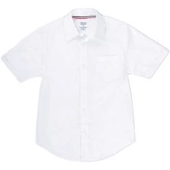 French Toast Toddlers / Kids Broadcloth Button-Down Shirt Sizes 2T - 20 Blue, Yellow, White