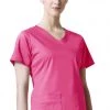 Womens Medical Maevn Blossom Y-Neck Mock Wrap Top <br> Style - 1102 <br>Sizes XS - XL </br> 1 Womens Medical Maevn Blossom Y-Neck Mock Wrap Top Style - 1102 Sizes XS - XL