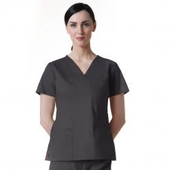 Maevn Blossom 3 Pocket V-Neck TopStyle - 1202Sizes XS - 3XL Womens Medical