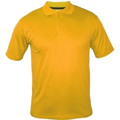 Jet Set Uniforms Kobalt1 Mens Dry Fit Gold Short Sleeve Polo Shirt 1621MK Size S - 2XL