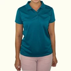 Jet Set Uniforms Kobalt1 Women's Dry Fit Short Sleeve Polo Shirt In Many Colors 1621L Size S - 2XL