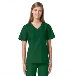 Maevn Core Curved 3 Pocket V-Neck Scrub Top Style - 1626 Sizes XXS - XL