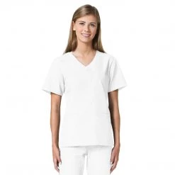 Maevn Core Curved 3 Pocket V-Neck Scrub Top Style - 1626 Sizes XXS - XL