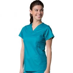 Womens Medical Maevn Eon Active V-Neck Pocket TopStyle 1708Sizes XS - 3XL