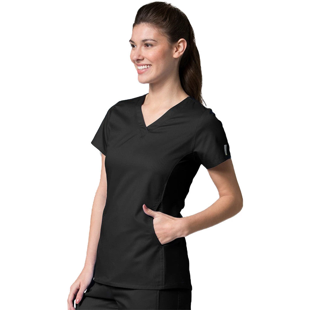 Maevn Eon Active Sporty Mesh Panel Top <br> Style 1718 <br> Sizes XS - 3XL </br> Womens Medical 8 Maevn Eon Active Sporty Mesh Panel Top Style 1718 Sizes XS - 3XL Womens Medical