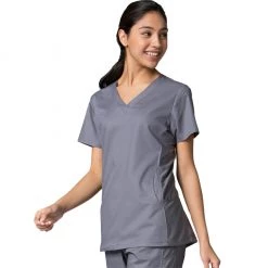 Maevn Eon Active Sporty Mesh Panel Top <br> Style 1718 <br> Sizes XS - 3XL </br> Womens Medical 11 Maevn Eon Active Sporty Mesh Panel Top Style 1718 Sizes XS - 3XL Womens Medical