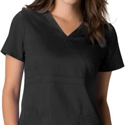 Womens Medical Maevn Eon Womens Back Mesh Panel V-Neck Medical Scrub Top 1748 Sizes XS To 3XL