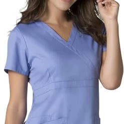 Womens Medical Maevn Eon Womens Back Mesh Panel V-Neck Medical Scrub Top 1748 Sizes XS To 3XL