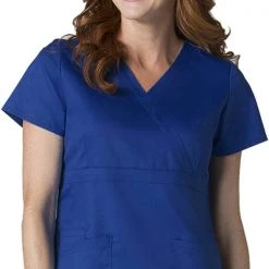 Womens Medical Maevn Eon Womens Back Mesh Panel V-Neck Medical Scrub Top 1748 Sizes XS To 3XL