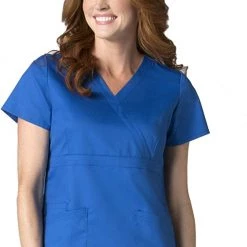 Womens Medical Maevn Eon Womens Back Mesh Panel V-Neck Medical Scrub Top 1748 Sizes XS To 3XL