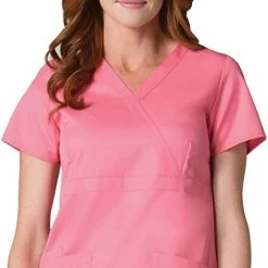 Womens Medical Maevn Eon Womens Back Mesh Panel V-Neck Medical Scrub Top 1748 Sizes XS To 3XL
