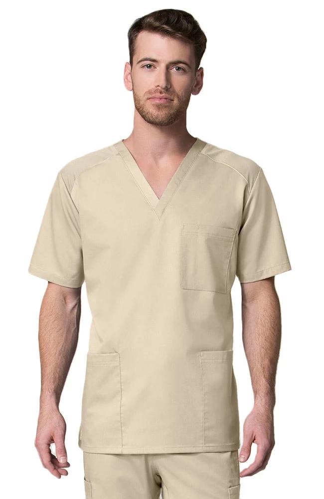 Maevn Eon Active Men's Mesh Panel 3-Pocket V-Neck Top</br>Style 5308</br>Sizes XS - 3XL 6 Maevn Eon Active Men's Mesh Panel 3-Pocket V-Neck TopStyle 5308Sizes XS - 3XL