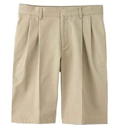 Genuine School Uniform Boys Husky Pleated Uniform Shorts </br> Sizes 10 - 20 3 Genuine School Uniform Boys Husky Pleated Uniform Shorts Sizes 10 - 20