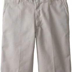 Dickies School Dickies Boys Silver Shorts Flat Front School Uniform Sizes 4 To 10