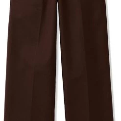 Dickies School Dickies Boys Brown Pants Flat Front School Uniform Sizes 4 To 20