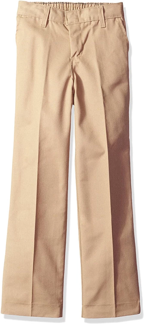 Dickies School Toddlers Dickies Boys Khaki Pants Flat Front School Uniform <br> Sizes 4 To 20 <br> Toddler Sizes 2T To 4T 4 Dickies School Toddlers Dickies Boys Khaki Pants Flat Front School Uniform Sizes 4 To 20 Toddler Sizes 2T To 4T