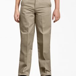 Dickies School Toddlers Dickies Boys Khaki Pants Flat Front School Uniform Sizes 4 To 20 Toddler Sizes 2T To 4T