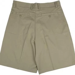 Boys Windstan Boy's Khaki Pleated Front School Uniform Short Sizes 4 -20
