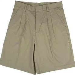Boys Windstan Boy's Khaki Pleated Front School Uniform Short Sizes 4 -20