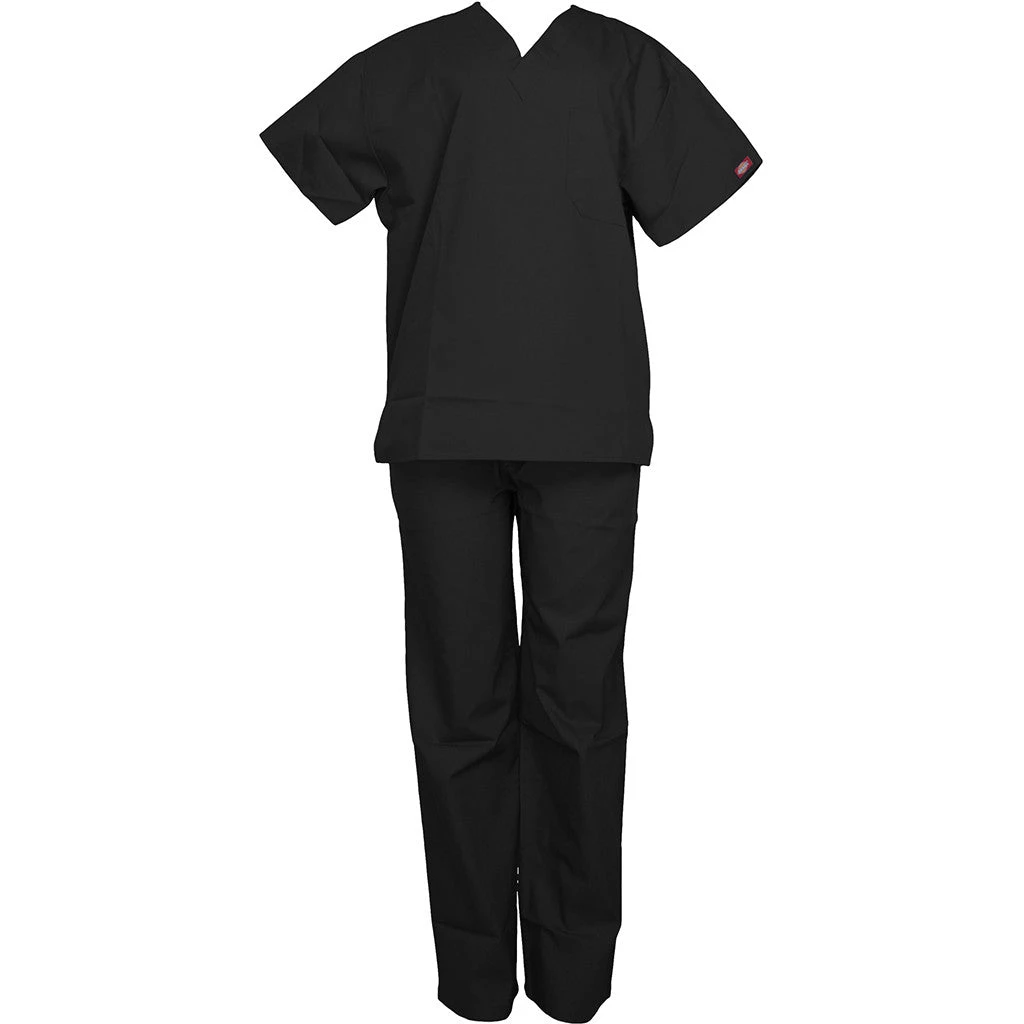 Dickies Medical Dickies Unisex V-Neck Top & Drawstring Pants Set<br />Style - 83006706<br />Sizes XS - XL 4 Dickies Medical Dickies Unisex V-Neck Top & Drawstring Pants SetStyle - 83006706Sizes XS - XL