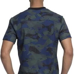 Dickies Medical Printed Tops Dickies Men's Print Scrub Top DK611 LEUP V-Neck Medical Uniform Sizes 2XL To 5XL