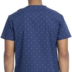 Dickies Medical Dickies Mens Print Scrub Top DK725 LKLU "Lucky U" Sizes XL To 5XL Printed Tops