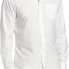 Lee Men's White Long Sleeve Oxford Shirt E9341 Sizes S To 3XL